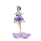 Figura colecionável Re: Zero Rem com asas de anjo em PVC de 19 cm