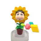 Figura Crayon Shin-chan Sunflower Estátua de PVC de 12,5 cm