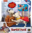 Figura DC Super Pets Krypto o Super-Cão Soco de Heroi Mattel