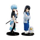 Figura De Ação Anime Gintama De 14CM, Modelo Sakata Gintoki Katsura Kotarou, Brinquedo Decorativo
