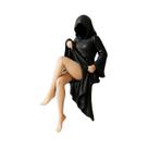 Figura De Ação Artesanal De Menina Anime Estilo Dark, Rainha Misteriosa Com Túnica Preta, Mãe Figura De Ação Artesanal De Menina Anime Estilo Dark, Rainha Misteriosa Com Túnica Preta, Mãe