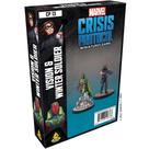 Figura de ação Atomic Mass Marvel Crisis Protocol Vision e Winter Soldier