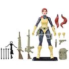 Figura de Ação G.I. Joe Classified Series - Scarlett com Cartão Retro
