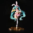 Figura De Ação Hatsune Miku Com Orelhas De Coelho Kawaii Em PVC, Estátua Decorativa Para Mesa, Figura De Ação Hatsune Miku Com Orelhas De Coelho Kawaii Em PVC, Estátua Decorativa Para Mesa,