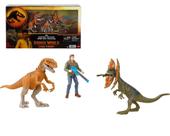 Figura de Ação Jurassic World Chaos Theory Ben com 2 Dinossauros