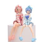 Figura de ação LUNK Anime Rem Figure Ram PVC 15,5 cm