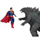 Figura de Ação McFarlane Toys DC Multiverse Superman vs. Godzilla Figura de Ação McFarlane Toys DC Multiverse Superman vs. Godzilla