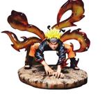 Figura de ação N-aruto Sage Mode, modelo de PVC de 20 cm com efeito de chama