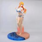 Figura de ação Nmomoytu Nami Swimsuit Beach Surf, estátua de 32 cm