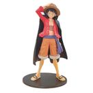 Figura de Ação One Piece Monkey D. Luffy com Capa Preta One Piece