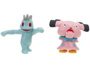 Figura de Ação Pokémon Machop e Snubbull - Figura de Batalha - Sunny - 2601