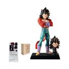 Figura De Ação PVC Dragon Ball Super Saiyan 4 Goku Vegeta Com Duas Cabeças 32cm 30cm Presente Para