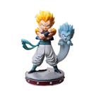 Figura De Ação PVC Dragon Ball Z Gotenks De 25cm Com Luz Noturna Fantasma, Brinquedo Modelo De Anime