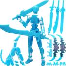 Figura de ação Teoboeys T13 7,8" azul que brilha no escuro Figura de ação Teoboeys T13 7,8" azul que brilha no escuro