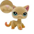 Figura de animal flocada de brinquedo Fuzzy Short Hair Cat 468 5cm