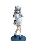 Figura de Anime Cat Girl, modelo de PVC, decoração de mesa, 23 cm - 400 g
