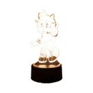 Figura De Anime Do Sonic, O Ouriço, Com Luz Noturna LED 3D, Luminária De Mesa Fofa Para Quarto,