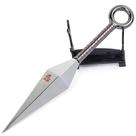 Figura de anime Larmuroki Kunai de metal em tamanho real com suporte de 8,7 polegadas Figura de anime Larmuroki Kunai de metal em tamanho real com suporte de 8,7 polegadas