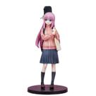 Figura de anime modelo de PVC Anime Girl com cabelo rosa 24 cm