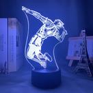Figura de anime Night Light 3D Haikyuus Touch Control preta