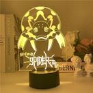 Figura de boneca Night Light reencarnada como uma aranha USB 5V
