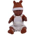 Figura de brinquedo de simulação de boneca de 41 cm de silicone multicolorida