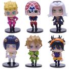 Figura de brinquedo Jojo's Bizarre Adventure 6 peças de PVC de 10 cm