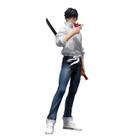 Figura de espadachim de anime colecionável, brinquedo de PVC de 21 cm