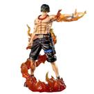 Figura de PVC One Piece Ace 25 cm com pose dinâmica de efeito de fogo