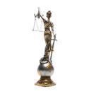 Figura Decorativa Dama da Justiça de Resina 7,5cm x 7cm x 24