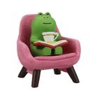 Figura decorativa de sapo em miniatura para mesa Refintural
