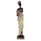 Figura Decorativa Estatueta Africana 39 x 7 x 8 Cm - 83-955