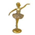 Figura Decorativa Estatueta Bailarina 19 X 7 X 7 Cm - MBLN-40 Figura Decorativa Estatueta Bailarina 19 X 7 X 7 Cm - MBLN-40