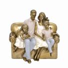 Figura Decorativa Estatueta Família 19 X 18 X 13 Cm - 257-788 Figura Decorativa Estatueta Família 19 X 18 X 13 Cm - 257-788