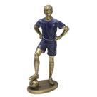 Figura Decorativa Estatueta Homem Jogador Futebol 25 X 14 X - Mabruk