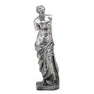 Figura Decorativa Estatueta Vênus De Milo Prata 29 X 8 X 8 Cm