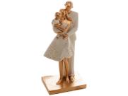 Figura Decorativa Família 20 X 9 X 7 Cm