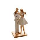 Figura decorativa Familia em resina Wolff