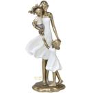 Figura decorativa mãe com filhos - 24cm