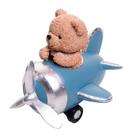 Figura Decorativa Ursinho Aventureiro Teddy Charm 16cm x 17c
