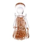 Figura Decorativa Wolff Anjo de Vidro Italy Dourado