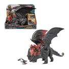 Figura Deluxe Morte Rubra Sunny com Banguela e Boca Interativa Como Treinar o Seu Dragão