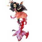 Figura Demon Slayer Nezuko em PVC de 21 cm com efeitos de chama