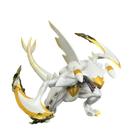 Figura Digimon Mega Gabumon branca e dourada colecionável