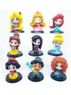Figura Disney Princesa Rapunzel Tiana Mulan Cinderela Bell