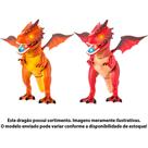 Figura Eletrônica com Controle - Dragão - Luz e Som - Sortido - DM Toys