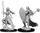 Figura em miniatura D&D Nolzurs Marvelous Unpainted Wave 4 Elf Female Druid