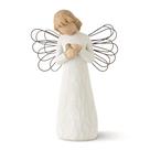 Figura esculpida pintada à mão Willow Tree Angel of Healing
