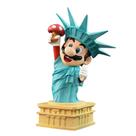 Figura Estátua Super Mario Estátua da Liberdade 20cm PVC