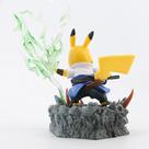 Figura Estátua Toy Cartoon Pikachu X Naruto 12cm